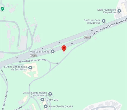 Ilustração do mapa de localização Ville Sainte Anne