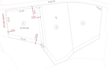 Ilustração planta da Quadra L